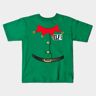 Christmas Family "Elf 1" Photo Design Shirt Kids T-Shirt